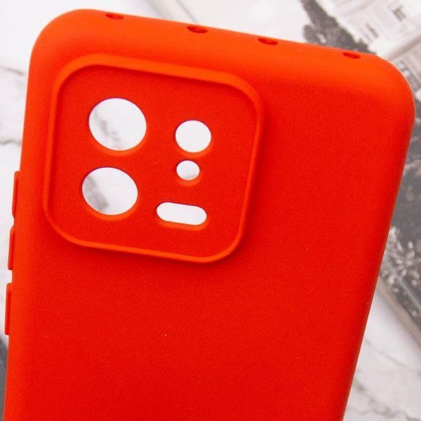 Чохол TPU GETMAN Liquid Silk Full Camera для Xiaomi 13 Pro Червоний / Red 397748 фото