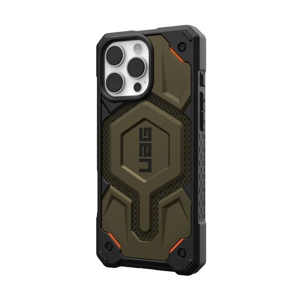 Чохол UAG для iPhone 16 Pro Max, Monarch Pro Magsafe, Kevlar Element Green (11445711397B) 361719 фото