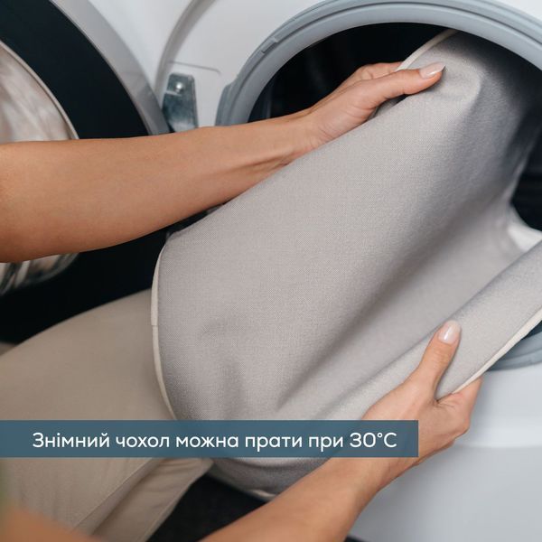 Масажна подушка Beurer для плечей, шиї, спини, ніг, літій- іонний акум., змінний чохол, сірий (MG_139_MINT) 373188 фото