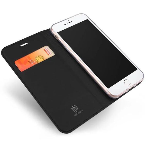 Чохол-книжка Dux Ducis з кишенею для візиток для Apple iPhone 7 / 8 / SE (2020) (4.7") Чорний 276497 фото