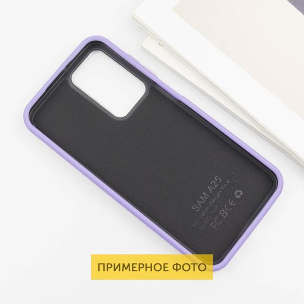 Шкіряний чохол Leather Case Metal Buttons для Samsung Galaxy S24 Ultra Light Purple 341443 фото