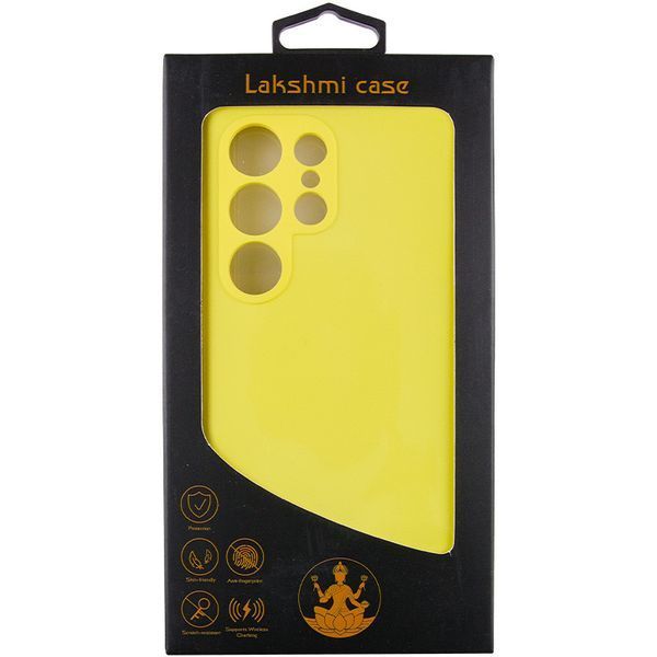 Чохол Silicone Cover Lakshmi Full Camera (AAA) для Samsung Galaxy S24 Ultra Жовтий / Yellow 286927 фото