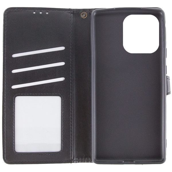 Шкіряний чохол книжка GETMAN Gallant (PU) для Infinix Smart 9 4G / Hot 50i Чорний 358657 фото