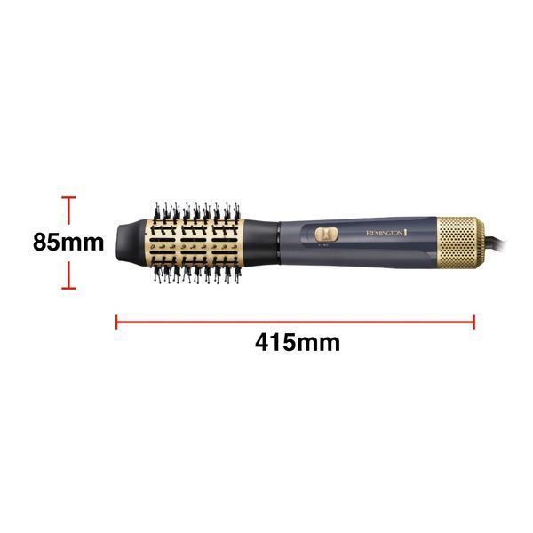 Фен-щітка Remington Sapphire Luxe , 1000Вт, 2 режими, іоніз-я, хол. обдув, кераміка, сапфіровий (AS5805) 366225 фото