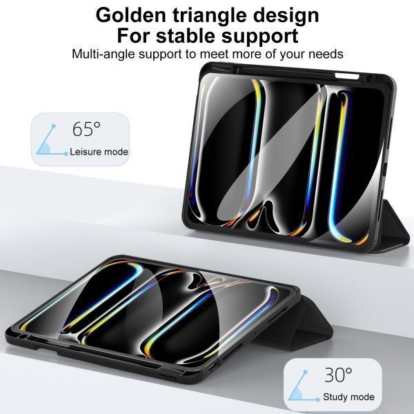 Чохол-книжка iPad Pro 13 (2024) Mutural Pinyue Case Black 381942 фото
