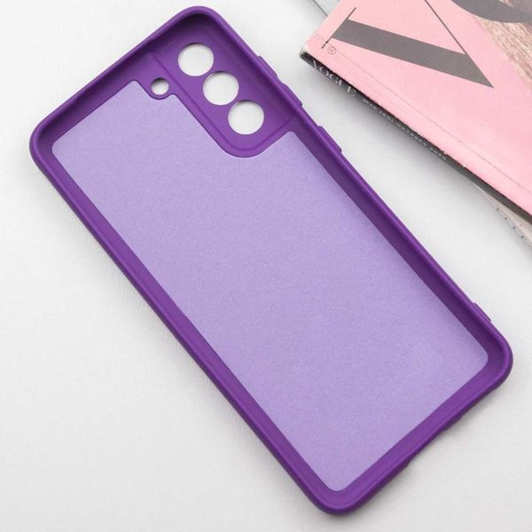 Чохол TPU GETMAN Liquid Silk Full Camera для Samsung Galaxy S22+ Фіолетовий / Purple 397568 фото