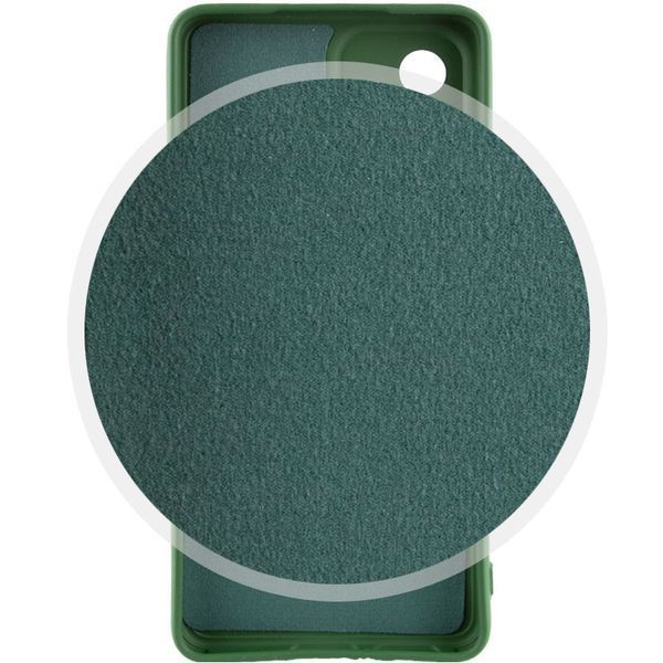 Чохол Silicone Cover Lakshmi Full Camera (A) для Huawei Honor X8a Зелений / Dark green 285101 фото