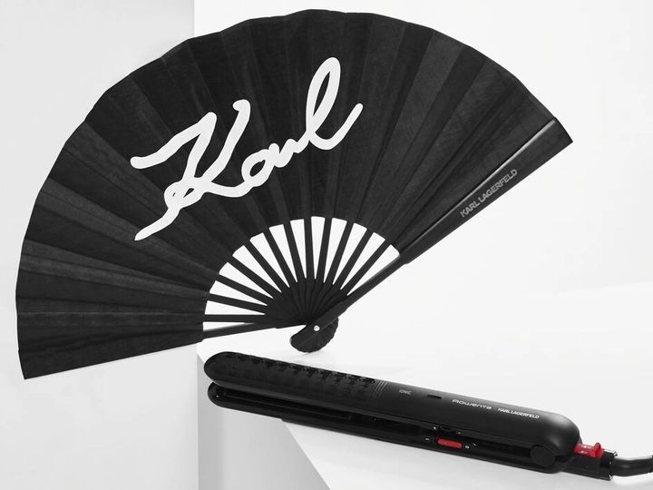 Випрямляч Rowenta x Karl Lagerfeld Optiliss, >240Вт, темп.режимів-10, 130-230С, іонізація, кераміка, турмалін , чорний (SF323LF0) 371274 фото
