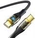 Кабель Essager Interstellar Transparent Design USB Charging Cable Type C to Type C 100W 2m (EXCTT1-XJA01-P) Black 315513 фото 2