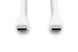 Кабель для зарядки USB-C, USB-C - USB-C 2 м, USB 2.0, 60W, силіконовий, білий AK-300341-020-W DIGITUS by ASSMANN 353746 фото 2