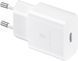 Зарядний Пристрій Samsung 15W Power Adapter (w C to C Cable) EP-T1510XWEGEU / Біла 308798 фото 5
