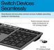 Клавіатура мембранна HP 720 Multi-Device Rechargeable, 109key, WL/BT, EN/UK, чорний (9T5B1AA) 366744 фото 2