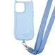 Чохол TPU GETMAN Cat with straps для Apple iPhone 13 Pro Max (6.7") Blue 357592 фото 2