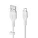 Кабель USB-A > Lightning заряджання/синхронізації Belkin 1м, силіконовий з кліпсою, білий (CAA008BT1MWH) 368190 фото 19