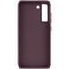 TPU чохол Bonbon Metal Style для Samsung Galaxy S23+ Бордовий / Plum 264766 фото 3
