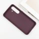 TPU чохол Bonbon Metal Style для Samsung Galaxy S23+ Бордовий / Plum 264766 фото 9