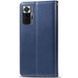 Шкіряний чохол книжка GETMAN Gallant (PU) для Xiaomi Redmi Note 10 Pro / 10 Pro Max Синій 205670 фото 4