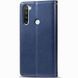 Шкіряний чохол книжка GETMAN Gallant (PU) для Xiaomi Redmi Note 8T Синій 285421 фото 4