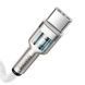 Кабель Baseus Cafule Metal Type-C To Type-C 100W (CATJK-C02) White 1m 244590 фото 4