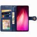 Шкіряний чохол книжка GETMAN Gallant (PU) для Xiaomi Redmi Note 8T Синій 285421 фото 2