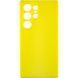 Чохол Silicone Cover Lakshmi Full Camera (AAA) для Samsung Galaxy S24 Ultra Жовтий / Yellow 286927 фото 1
