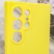 Чохол Silicone Cover Lakshmi Full Camera (AAA) для Samsung Galaxy S24 Ultra Жовтий / Yellow 286927 фото 6