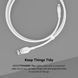 Кабель USB-A > Lightning заряджання/синхронізації Belkin 1м, силіконовий з кліпсою, білий (CAA008BT1MWH) 368190 фото 14