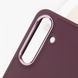 TPU чохол Bonbon Metal Style для Samsung Galaxy S23+ Бордовий / Plum 264766 фото 11
