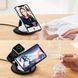 Бездротовий зарядний пристрій Choetech Magnetic 3 in 1 magnetic Wireless Charging Stand (T587-F) Black 267183 фото 2
