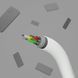 Кабель USB-A > Lightning заряджання/синхронізації Belkin 1м, силіконовий з кліпсою, білий (CAA008BT1MWH) 368190 фото 6