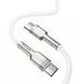 Кабель Baseus Cafule Metal Type-C To Type-C 100W (CATJK-C02) White 1m 244590 фото 3