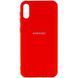 Чехол Silicone Cover My Color Full Protective (A) для Samsung Galaxy A02 Красный / Red 205272 фото 1