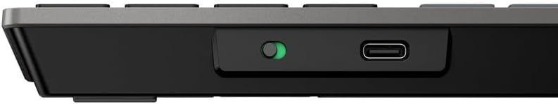 Клавіатура мембранна HP 720 Multi-Device Rechargeable, 109key, WL/BT, EN/UK, чорний (9T5B1AA) 366744 фото