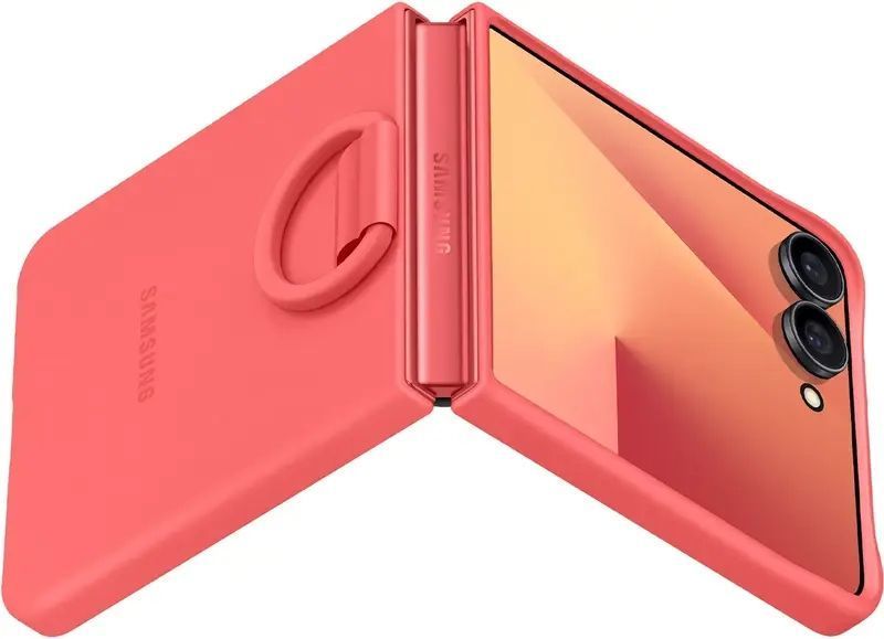Чохол-накладка Samsung Flip 7 Ring Case (EF-PF766TREGUA) Red 389766 фото