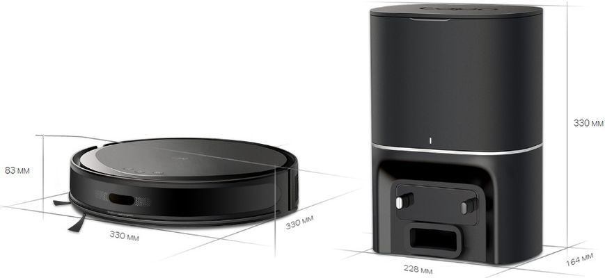 Робот-пилосос TP-LINK TAPO RV 20 MAX LIDAR з підтримкою вологого прибирання + док-станція (TAPO-RV20-MAX-PLUS) 375250 фото