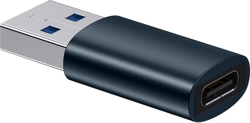 Адаптер Baseus Ingenuity Series Mini OTG Adaptor USB 3.1 To Type-C (ZJJQ000103) Blue 260605 фото