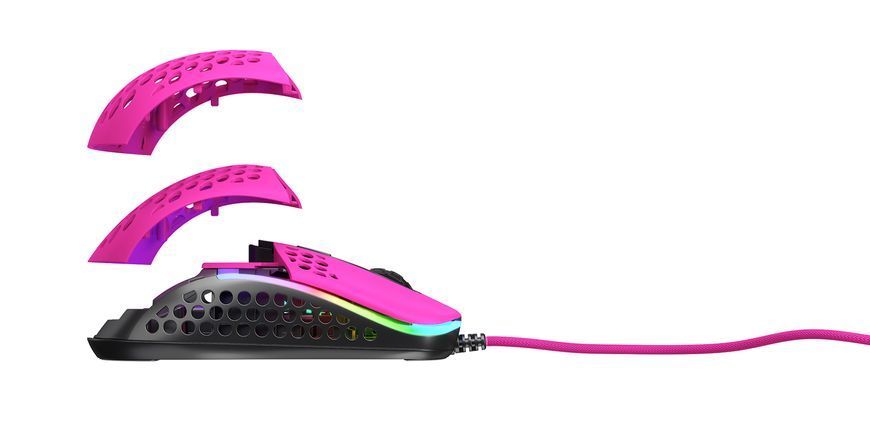 Миша Xtrfy M42, USB-A, RGB, рожевий (XG-M42-RGB-PINK) 372442 фото