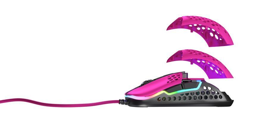 Миша Xtrfy M42, USB-A, RGB, рожевий (XG-M42-RGB-PINK) 372442 фото