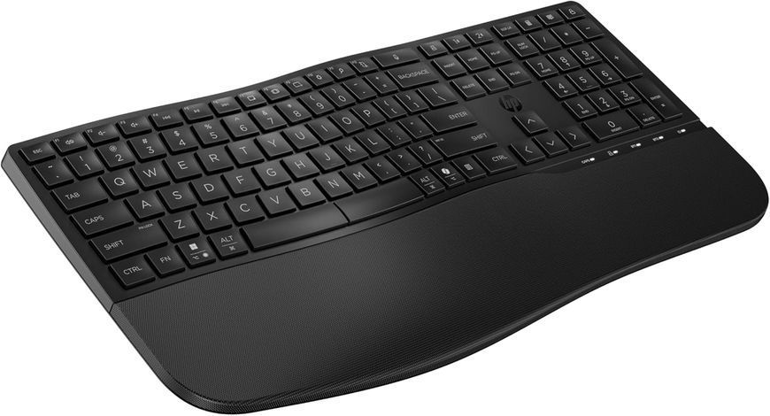 Клавіатура мембранна HP 680 Comfort Dual-Mode 111key, BT, EN/UK, чорний 379665 фото