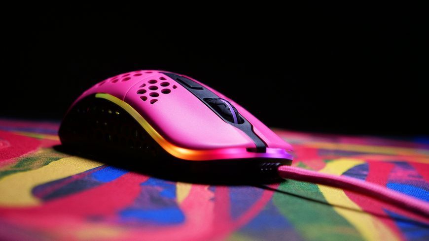 Миша Xtrfy M42, USB-A, RGB, рожевий (XG-M42-RGB-PINK) 372442 фото