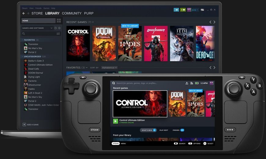 Консоль VALVE Steam Deck OLED 1TB 281801 фото