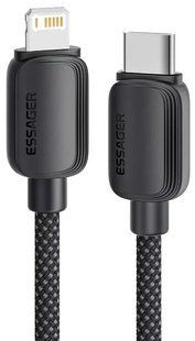 Кабель ESSAGER Breeze USB Cable USB-C to Ligthning 2M 20W (EXCTL-WLA01-P) Black 314493 фото
