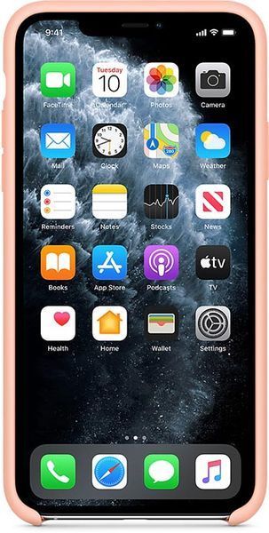 Чохол-накладка iPhone 11 Pro Max Apple AAA Silicone case Grapefruit 144673 фото
