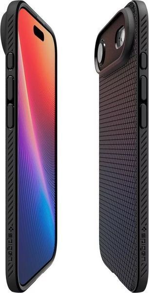 Чохол Spigen для iPhone 17 Air, Liquid Air, Matte Black (ACS10302) 395527 фото