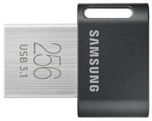 Накопичувач Samsung 256GB USB 3.1 Type-C Fit Plus Чорний (MUF-256AB/APC) 380193 фото