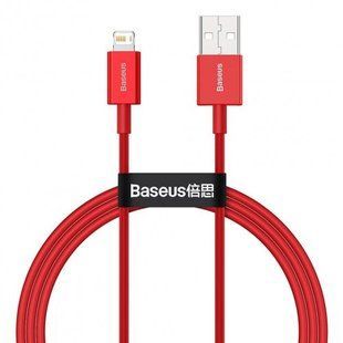 Кабель Baseus Superior Series Fast Charging Lightning 2.4A (1m) (CALYS-A09) Red 247929 фото