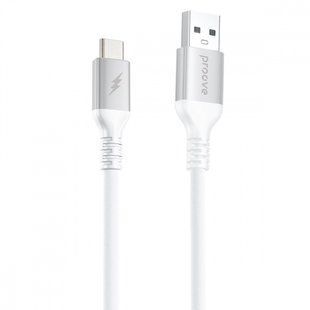 Кабель Proove ReGen Silicone USB to Type-C 3A (1m) (CCRS27001202) white 361504 фото