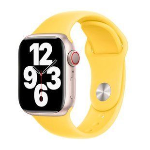 Ремінець DM Band Silicone для Apple Watch 38mm/40mm Yellow 251235 фото