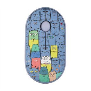 Миша 2E MF300 PETS:CATS Silent WL BT, синій (2E-MF300WPETSBL) 362755 фото