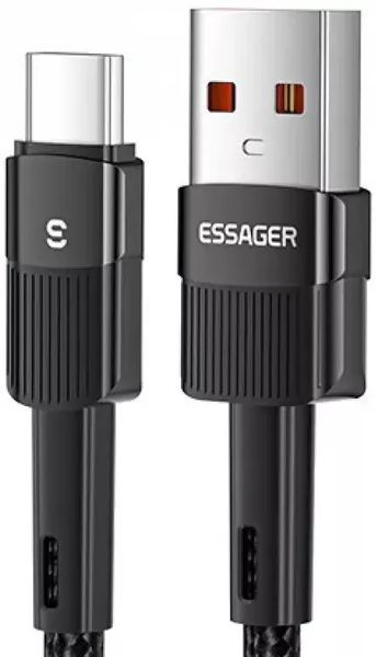 Кабель ESSAGER Star 7A Type-C USB Cable 2m (EXCT-XCA01) Black 315514 фото